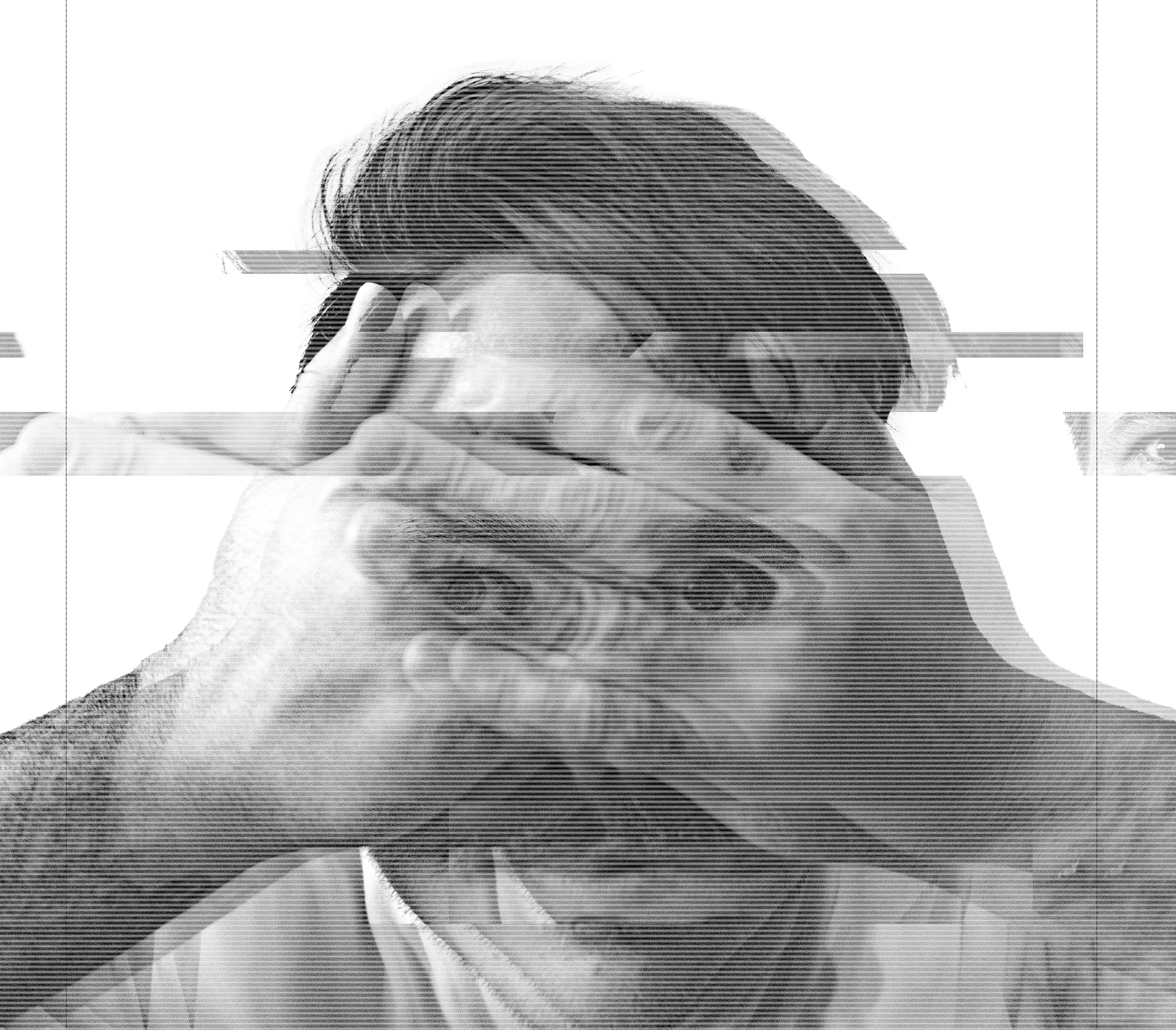 Black and white portrait of Jose Arambula